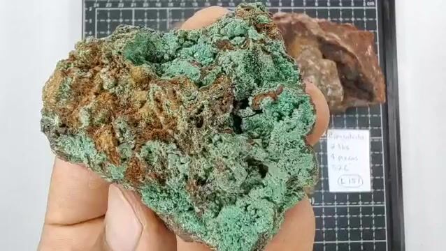 Video de 910 gr Conicalcita (4 Piezas) - Mineral de Colección