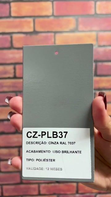 Vídeo de TINTA PÓ PARA PINTURA ELETROSTÁTICA - CINZA RAL 7037 POLIÉSTER LISO BRILHANTE