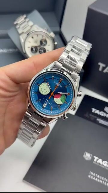Video de TAG Heuer Carrera 44mm - AÇO/MOSTRADOR AZUL