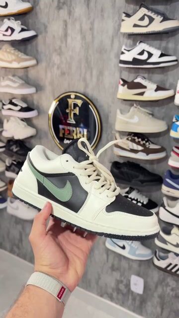 Vídeo de Air Jordan - Preto/Verde