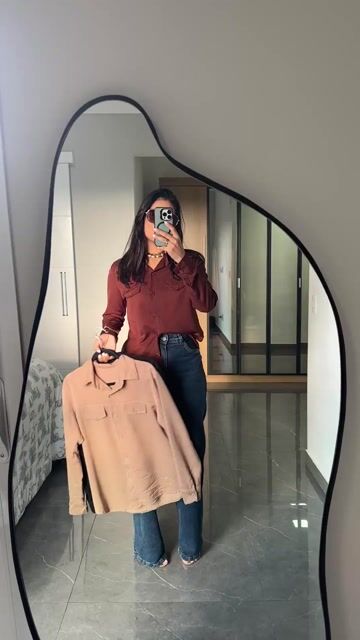 Vídeo de Camisa Viscosarja Alongada Manga Longa Celeste
