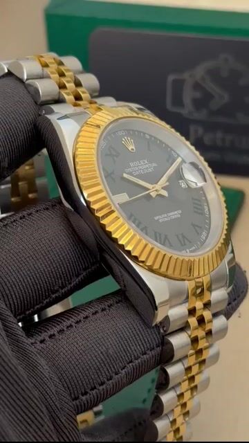 Video de Datejust 40mm - AÇO COM DOURADO/MOSTRADOR CINZA