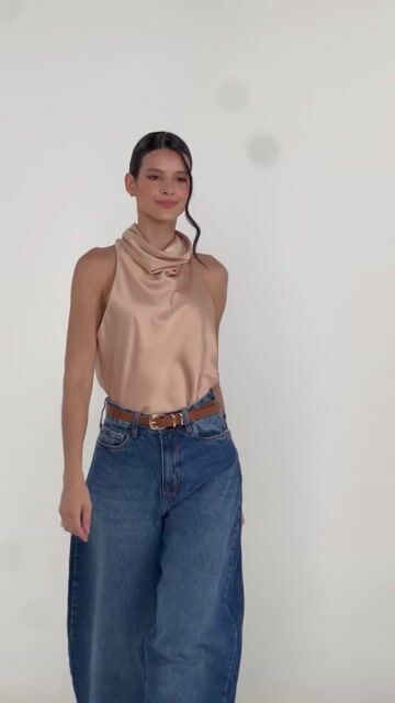 Vídeo de BLUSA DE CETIM BRENDA