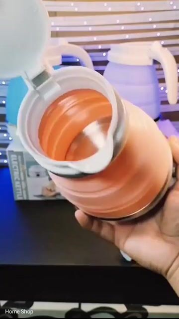 Video de Hervidor Eléctrico Plegable de Silicona Premium