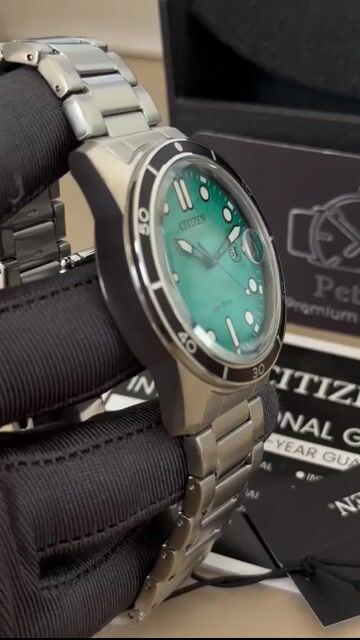 Video de Citizen Marine Eco-Drive Turquoise AW1816-89L 41mm - AÇO/MOSTRADOR TIFFANY