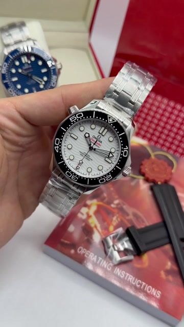 Video de Omega Seamaster 42mm - SUPER CLONE - AÇO/MOSTRADOR BRANCO