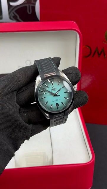 Video de Omega Seamaster Aqua Terra 42mm - AÇO/MOSTRADOR AZUL CLARO - SILICONE