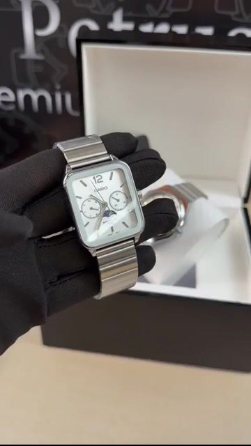 Video de Casio 38mm - AÇO/MOSTRADOR BRANCO