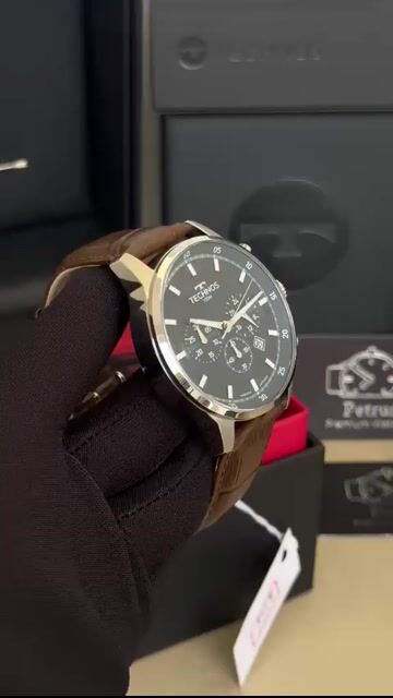 Video de Technos Grandtech Cronógrafo JS25BCQ/0A 44mm - AÇO/MOSTRADOR AZUL - COURO