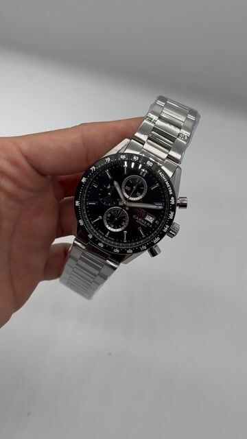 Video de TAG Heuer Carrera 44mm - AÇO/MOSTRADOR PRETO
