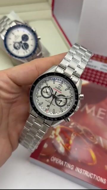 Video de Speedmaster 44mm - AÇO/MOSTRADOR BRANCO