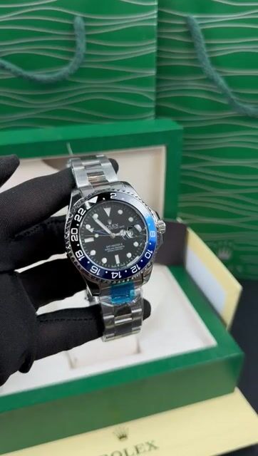 Video de GMT Master II 43mm - AÇO/MOSTRADOR PRETO (BATMAN)