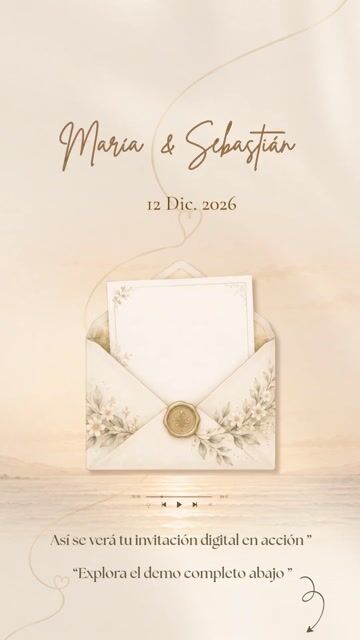 Video de Un Mismo Destino | Invitación Digital de Boda
