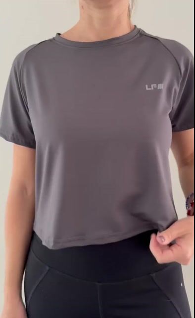 Video de Remera low (gris) de Ladyfit