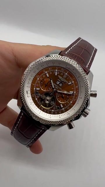 Video de Breitling Navitimer Tourbillon 42mm - AÇO/MOSTRADOR MARROM - COURO