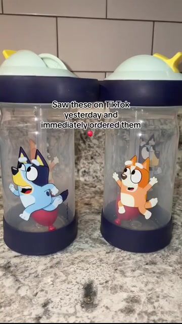 Video de vaso importado antivuelco BLUEY + 24M