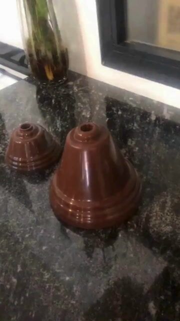 Video de Juego De Florón Y Capuchón Marrón Para Ventilador De Techo