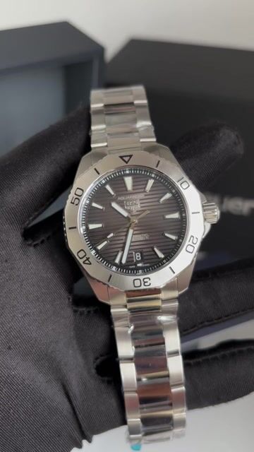 Vídeo de Relógio TAG Heuer Aquaracer 200 Cinza Masculino Super Clone