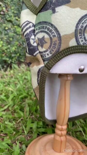 Vídeo de Roupa Pet Cachorro Soft Bouclê Peluciado Air Force