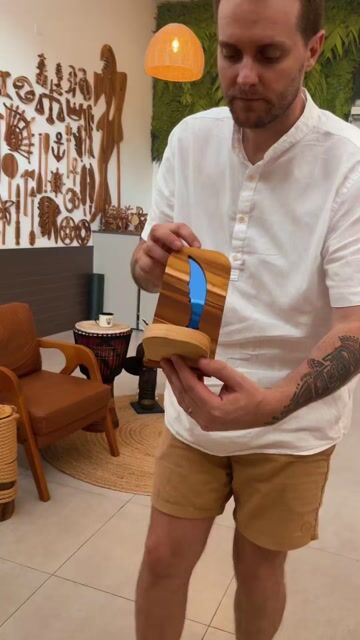 Vídeo de Porta Vela e Incenso Ogum - 20cm Alt