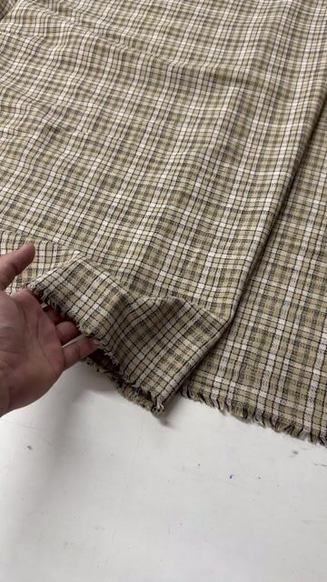 Vídeo de Tecido Alfaiataria Xadrez Fio Tinto - Algodão/Linho