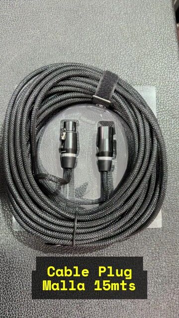 Video de Cable XLR para Micrófono Sound Barrier USMCN50 Profesional OFC Conectores Plateados