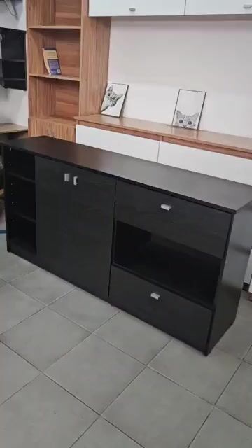 Video de 4042 - 4023 - Combo Bahiut Vajillero + Repisa Flotante Living Moderno