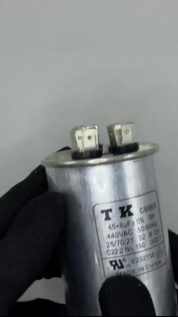 Vídeo de Capacitor De Partida 45uf+8uf 440V 55x105mm (Fast-on)