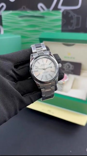 Video de Oyster Perpetual 38mm - AÇO/MOSTRADOR BRANCO