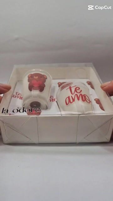 Video de Kit 2 Mini Velas Aromáticas Eu Te Amo Aroma De Rosas
