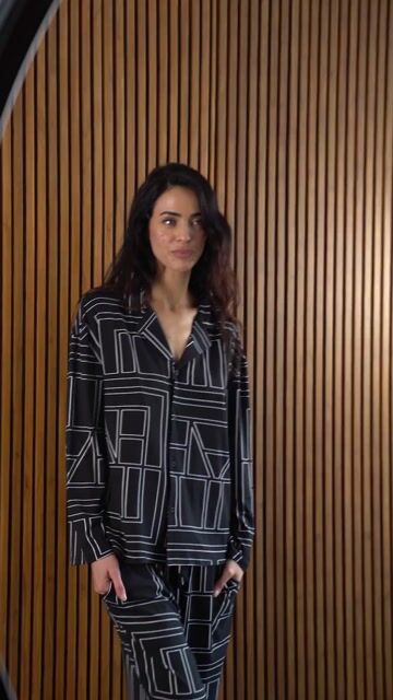 Video de Pijama Estampado Letras