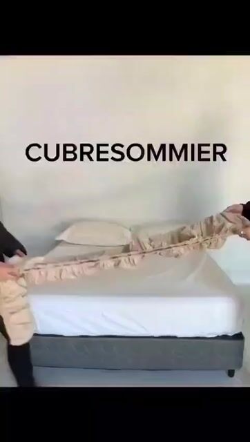 Video de Cubre Sommier - ELÁSTICO - Super práctivo
