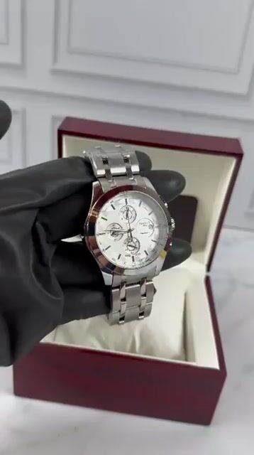 Video de Tissot chronograph 41mm - AÇO/MOSTRADOR BRANCO