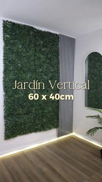 Video de Jardín Vertical Artificial 60x40cm Pack x10 - Muro Verde Premium