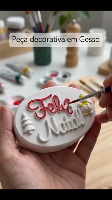 Video de Molde de Silicone Feliz Natal Oval | Sabonetes | Resina | Gesso | Vela | Artesanato Decorativo