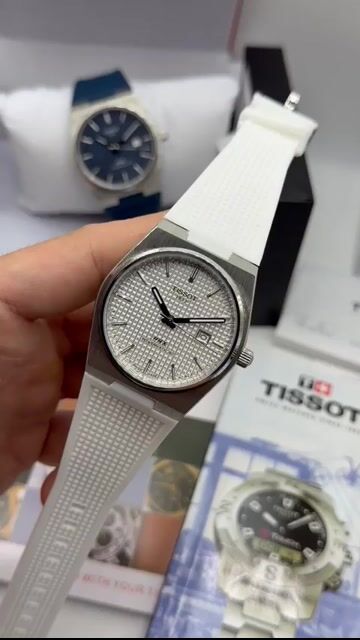 Video de Tissot PRX Powermatic 40mm - AÇO/MOSTRADOR BRANCO - SILICONE