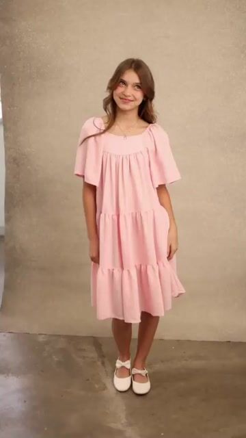Video de Vestido em Viscose Mista Mirela 8952
