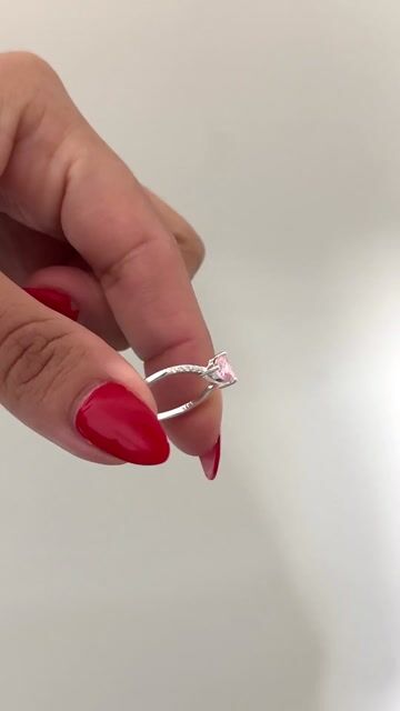 Video de Anillo corazón rosa