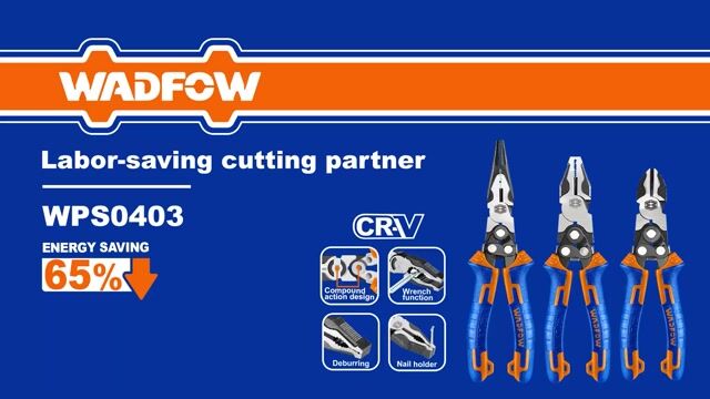 Video de Set De Pinzas 3 Pzs Wadfow WPS0403 Universal Corte Punta
