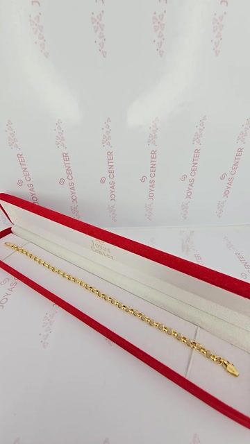 Video de Pulsera Oro 18k Rolo Cierre Mosqueton 21 Cm C1971 4.5GRS Amarillo