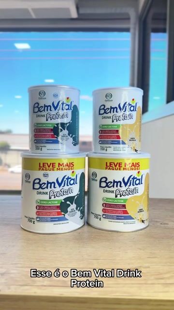 Vídeo de Kit 3 BemVital DrinkProtein Zero Lactose