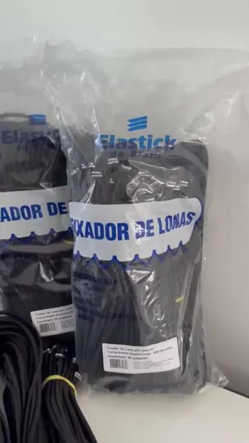 Vídeo de 100 Extensores Liguinha 60cm Lona Caminhão Caçambão Elástico