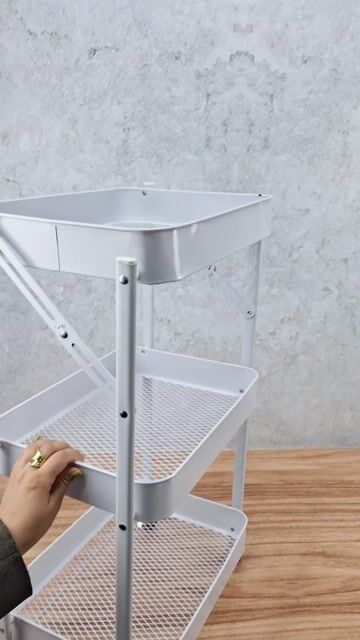 Video de Carrito Organizador Plegable Multiuso Estante Con Ruedas