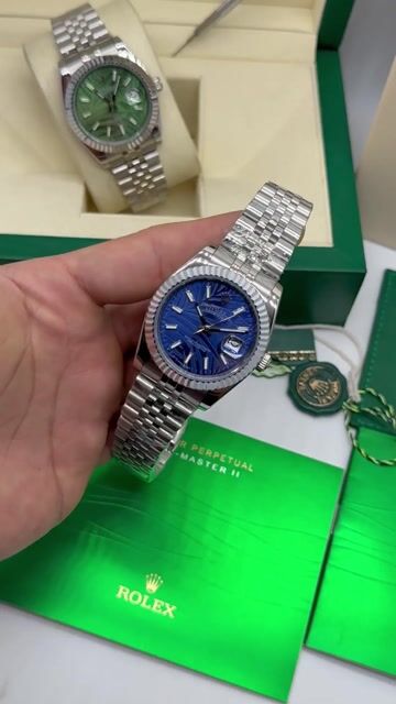 Video de Rolex Datejust - 40mm - Mostrador azul