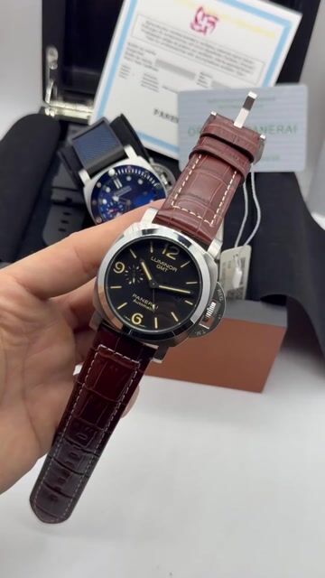 Video de Panerai Luminor GMT 47mm - AÇO/MOSTRADOR PRETO - COURO