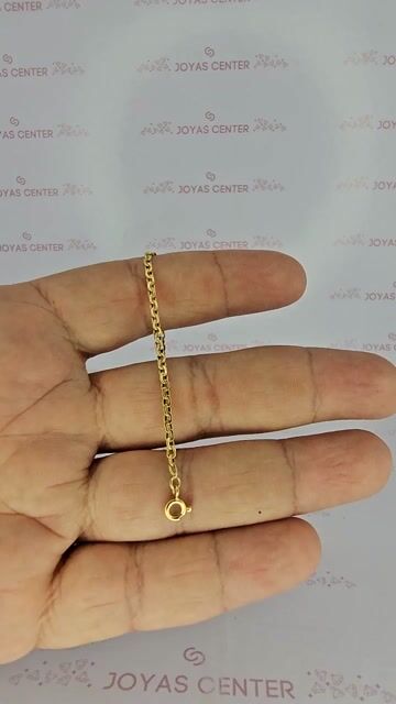 Video de Pulsera Oro 18kts Paris 20,5 Cm 1.6 Gr Cierre Resorte C2179
