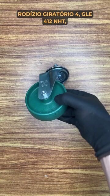 Vídeo de Rodízio Giratório 4 Polegadas Alta Temperatura 80kg GLE 412 NHT - SCHIOPPA
