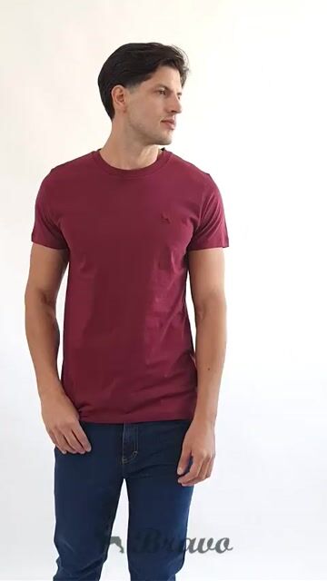 Video de Remera manga corta 30/1 algodón PIMA Anvard SLIM FIT negra