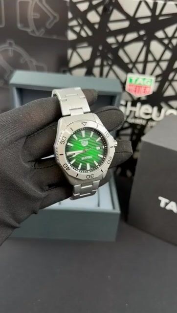 Video de TAG Heuer Aquarecer Solargraph 43mm - AÇO/MOSTRADOR VERDE