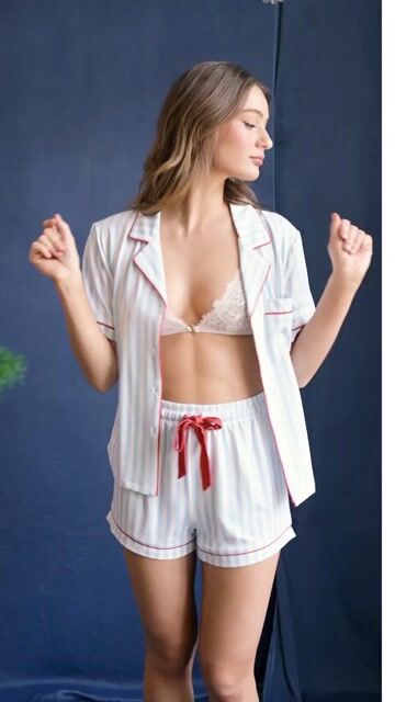 Video de PIJAMA CAMISERO M/CORTA Y SHORT CONFORT CHIC (PR10301V26)